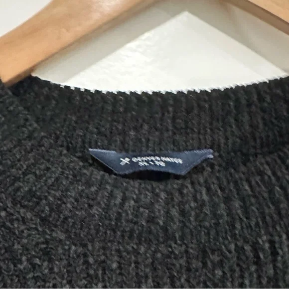 Denver Hayes Black and White Striped Crewneck Sweater Women’s XL - Picture 2 of 7